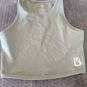 Buffbunny Aurora Crop Top in Sage Green